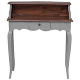vidaXL Schrijftafel 80x40x92 cm massief mahoniehout