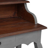 vidaXL Schrijftafel 80x40x92 cm massief mahoniehout
