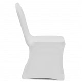 vidaXL Stretch Chair Covers White 100 pcs