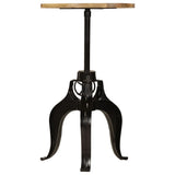 vidaXL Bar table 60x(76-110) cm solid mango wood