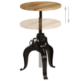 vidaXL Bar table 60x(76-110) cm solid mango wood