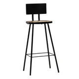 vidaXL Bar Stools 2 pcs Solid Reclaimed Wood