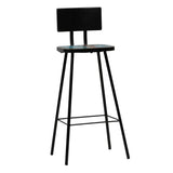 vidaXL Bar Stools 2 pcs Solid Reclaimed Wood