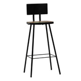 vidaXL Bar Stools 2 pcs Solid Reclaimed Wood