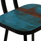 vidaXL 3-delige Barset massief gerecycled hout meerkleurig