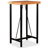 vidaXL Bar Table 60x60x107 cm Solid Acacia Wood