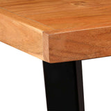 vidaXL Bar Table 60x60x107 cm Solid Acacia Wood