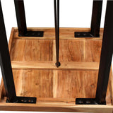 vidaXL Bar Table 60x60x107 cm Solid Acacia Wood
