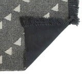 vidaXL Pouffes Geometric Grey and White 40 x 40 x 40 cm Fabric
