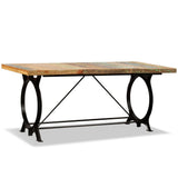 vidaXL Eettafel 180 cm massief gerecycled hout