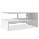 vidaXL Coffee table 90x59x42 cm engineered wood white