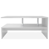 vidaXL Coffee table 90x59x42 cm engineered wood white