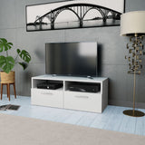 vidaXL TV Cabinet 95x35x36 cm Engineered Wood White