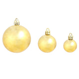 vidaXL 100-piece Christmas Ball Set 3/4/6 cm Gold