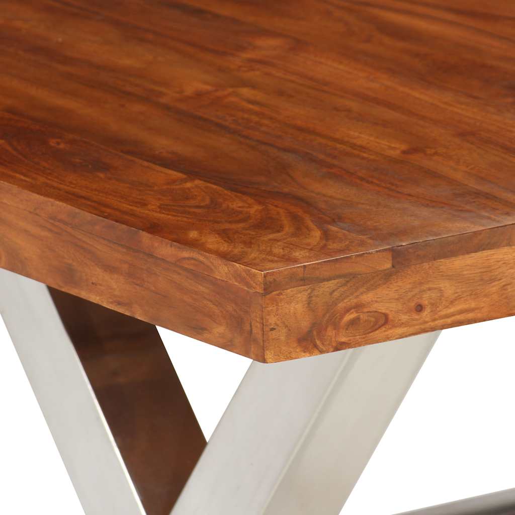 vidaXL Dining Table 180x90x76 cm Solid Wood
