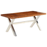 vidaXL Dining Table 180x90x76 cm Solid Wood