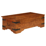vidaXL Coffee Table 110x55x35 cm Solid Acacia Wood with Honey Finish