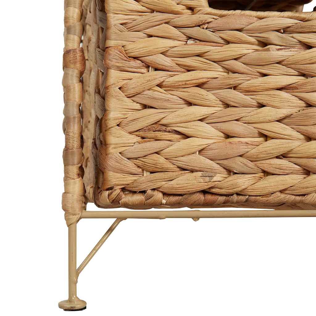vidaXL Opbergset met 5 manden 25,5x37x100 cm waterhyacint