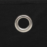 vidaXL Storage Boxes 4 pcs 32x32x32 cm non-woven fabric black
