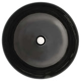 vidaXL Round Wash Basin White 41.5x13.5 cm Ceramic