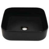 vidaXL Sink square white 39x39x13.5 cm ceramic