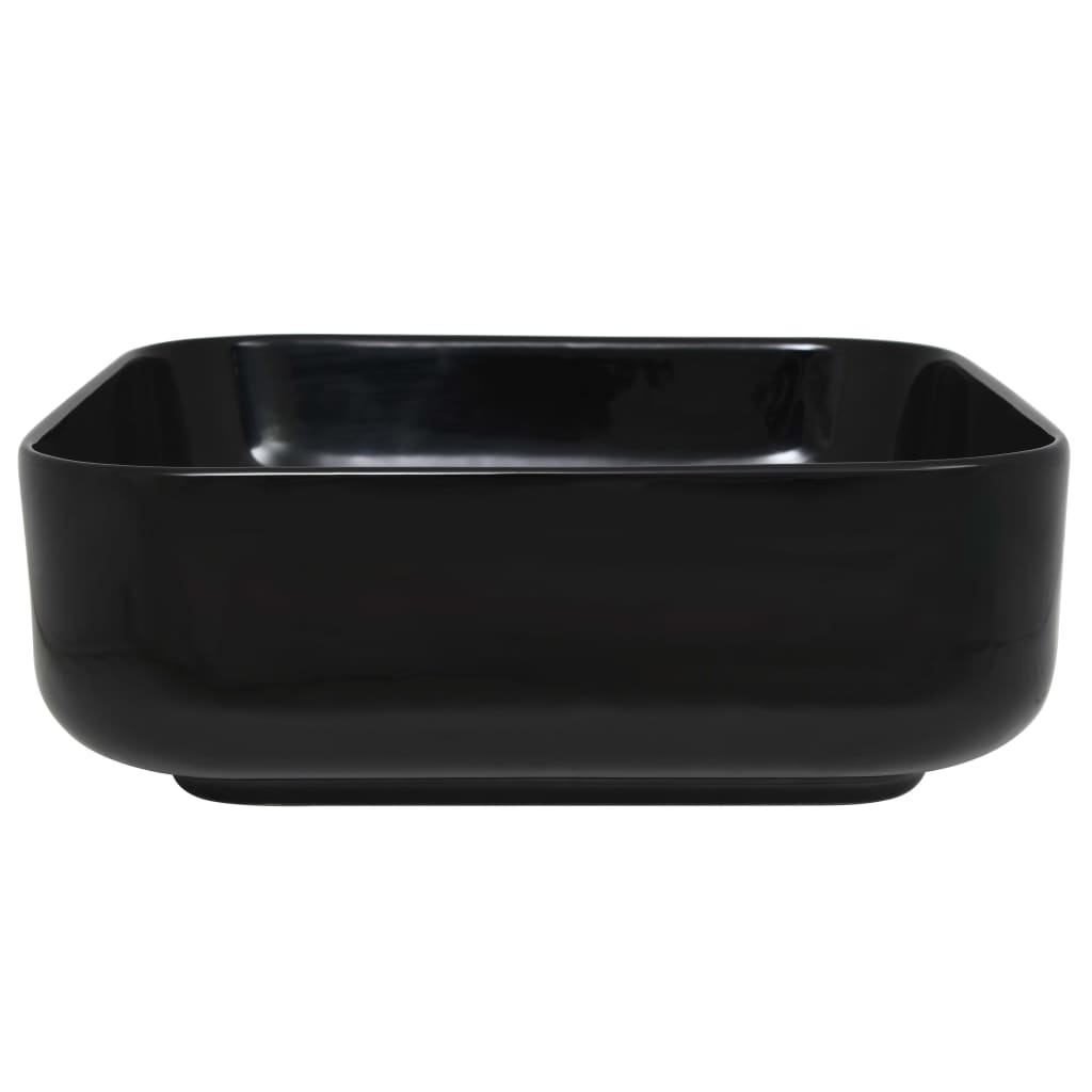 vidaXL Sink square white 39x39x13.5 cm ceramic