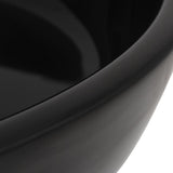 vidaXL Round Wash Basin white 42x12 cm ceramic