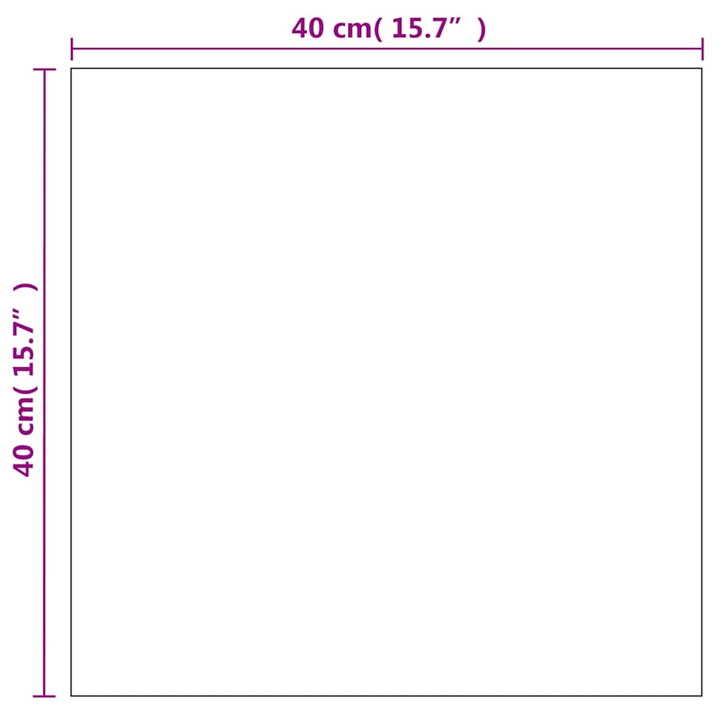 vidaXL Square Wall Mirror 40x40 cm Glass
