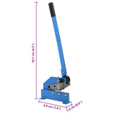 vidaXL Lever Shear 125 mm blue