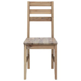 vidaXL Eetkamerstoelen 2 st massief acaciahout