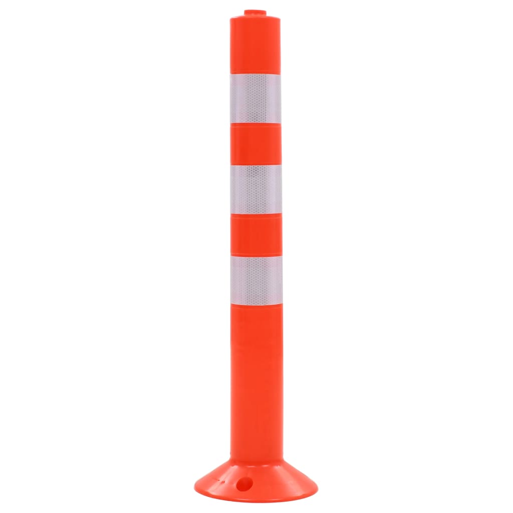 vidaXL Traffic Posts 75 cm Plastic 2 pcs