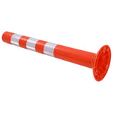 vidaXL Traffic Posts 75 cm Plastic 2 pcs