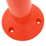 vidaXL Traffic Posts 75 cm Plastic 2 pcs
