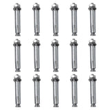 vidaXL Traffic Posts 75 cm Plastic 2 pcs