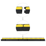 vidaXL Cable Protector Ramp 1 Channel 100 cm Rubber