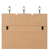 vidaXL Wall-Mounted Coat Rack with 6 Hooks HOME IS 120x40 cm