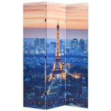 vidaXL 3-Panel Folding Room Divider Paris by Night 120x170 cm
