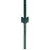 vidaXL Euro Fence 20x0.8 m Steel Green