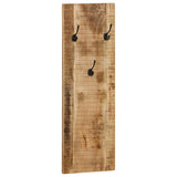 vidaXL Wall-Mounted Coat Racks 2 pcs 36x110x3 cm Solid Mango Wood
