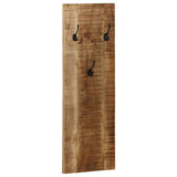 vidaXL Wall-Mounted Coat Racks 2 pcs 36x110x3 cm Solid Mango Wood