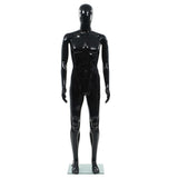 vidaXL Male Mannequin with Glass Base 175 cm Glossy White