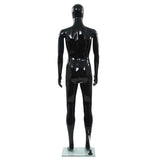 vidaXL Male Mannequin with Glass Base 175 cm Glossy White