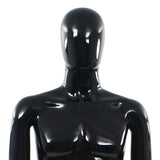 vidaXL Male Mannequin with Glass Base 175 cm Glossy White