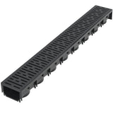 vidaXL Drain Channels 3 m Galvanized Steel 3 pcs