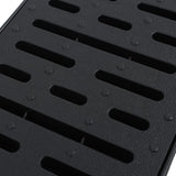 vidaXL Drain Channels 3 m Galvanized Steel 3 pcs