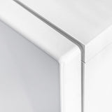 vidaXL TV Cabinet Set with LED Lights High Gloss White 5-piece