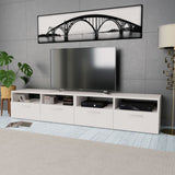 vidaXL TV Cabinets 2 pcs 95x35x36 cm Engineered Wood White