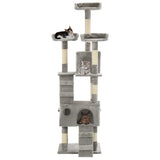 vidaXL Cat scratching post with sisal scratching posts 170 cm grey
