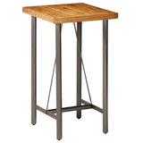 vidaXL Bartafel 60x60x107 cm massief gerecycled teakhout