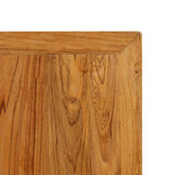 vidaXL Bartafel 60x60x107 cm massief gerecycled teakhout